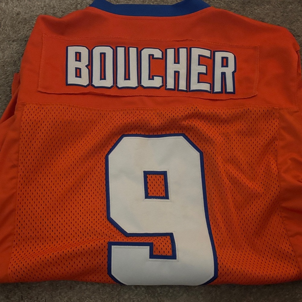 Orange Sports Jersey bobby Boucher (The water boy) movie jersey.